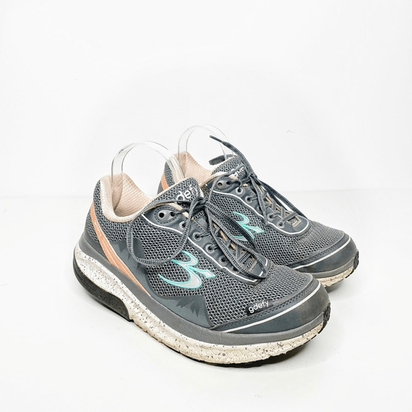 Gravity Defyer Shoes - Gravity Defyer GDEFY Mighty Walk Athletic Shoes gray orange comfort Women's 9.5